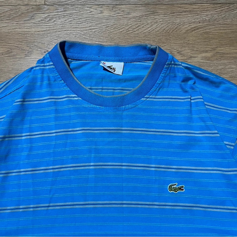 Lacoste Blue Striped T-Shirt
